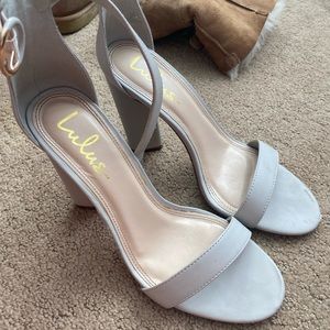 light blue heels